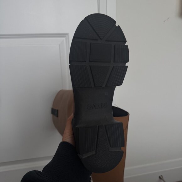 Ganni - Rubber knee-high boots - Picture 4 of 4